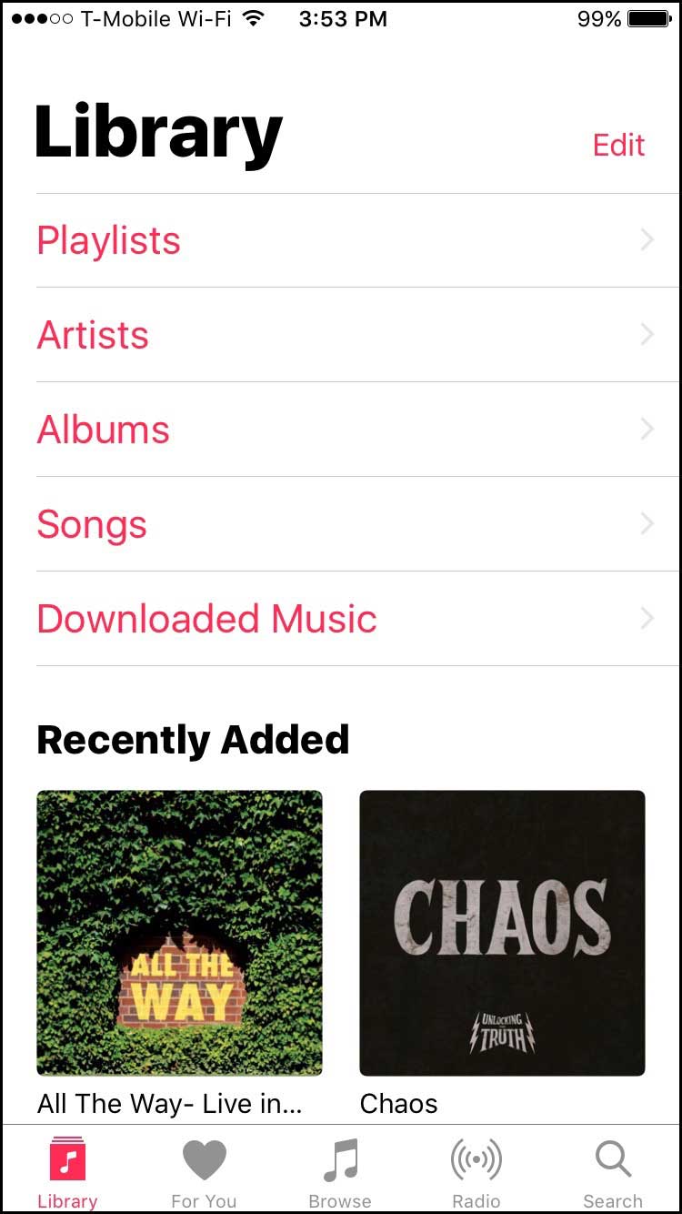 iPhone Music Alternate Design 01