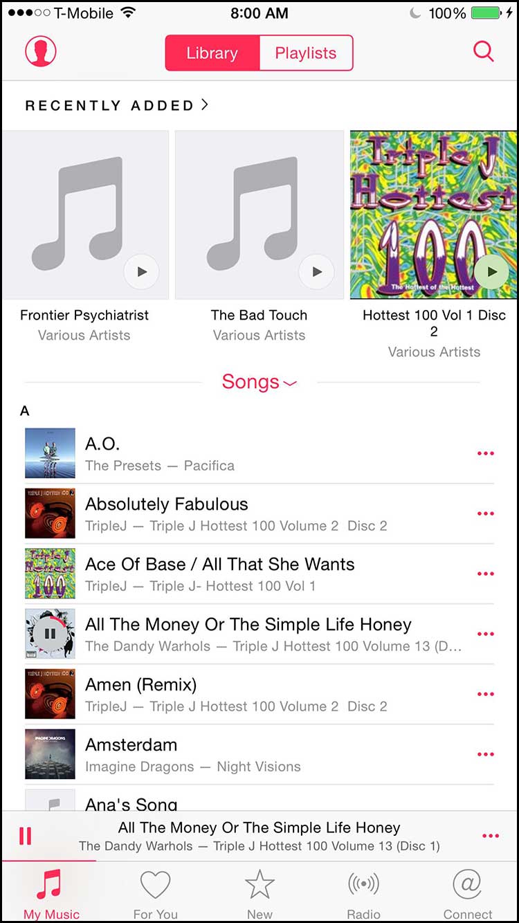 iPhone Music Alternate Design 01